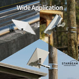 STARBEAM Starlink Mini Light Pole Mount – Stainless Steel Clamps with 360° Adjustable Arm