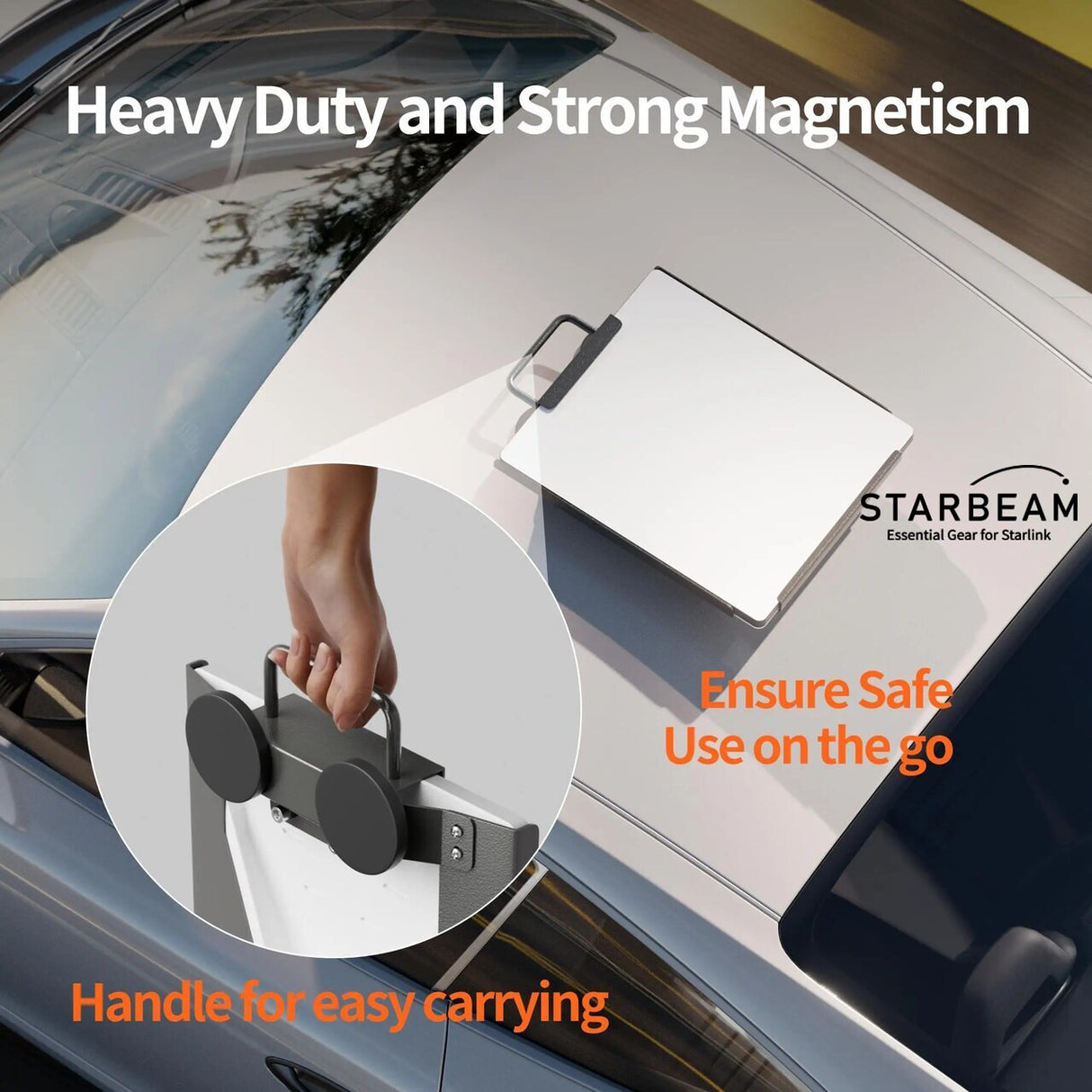 STARBEAM Starlink Mini Vehicle Roof Mount with Magnets