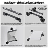 STARBEAM Starlink Mini 3 Suction Cup Mount for Vehicle Sunroof or Window