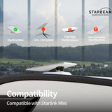 STARBEAM Starlink Mini Mobility Anti-Theft Kickstand Mount - Aluminium