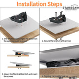 STARBEAM Starlink Mini Mobility Anti-Theft Kickstand Mount - Aluminium