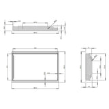 AUSSIE TRAVELLER 20L MICROWAVE OVEN MOUNTING BRACKET