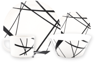 Royal RPET 16 Piece Dinner Set - Mystique