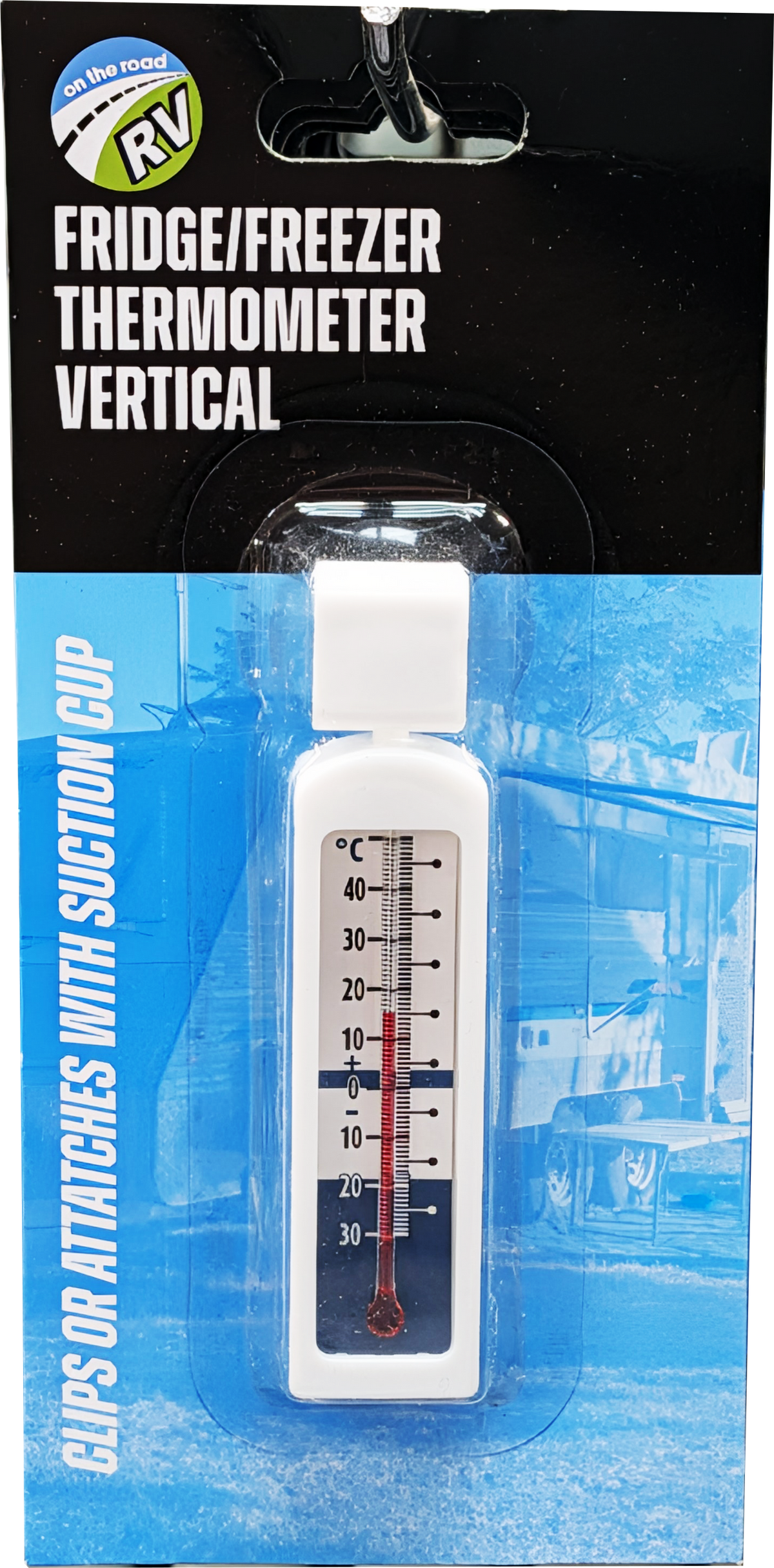 Horizontal Fridge Freezer Thermometer