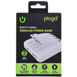 5000mAh POWER BANK BULIT-IN CABLES