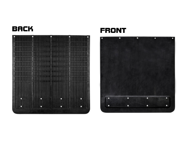 ROCK TAMER BLACK RUBBER FLAPS TO SUIT TRIM PLATES (EACH)