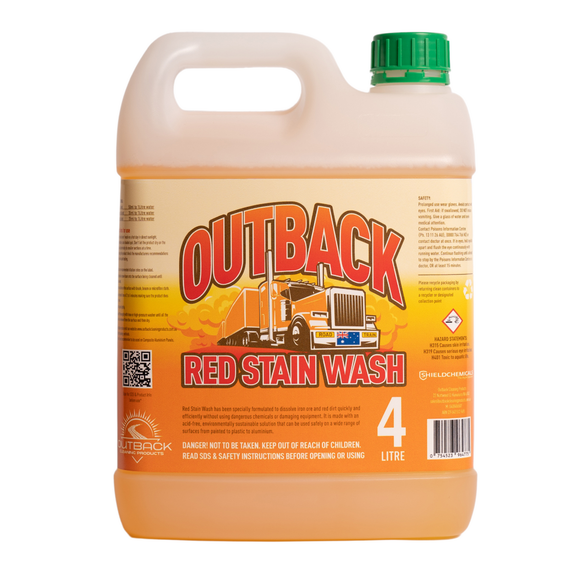 Outback Red Stain Wash 4L