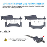 STARBEAM Starlink Gen3 Standard Roof Rack Mount - Aluminium Alloy