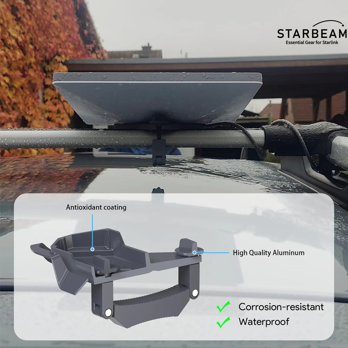 STARBEAM Starlink Mini Roof Rack Mount - Aluminium Alloy
