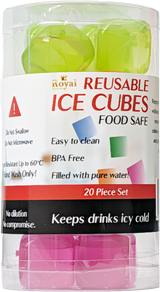 Reusable Ice Cubes - 20 Pack