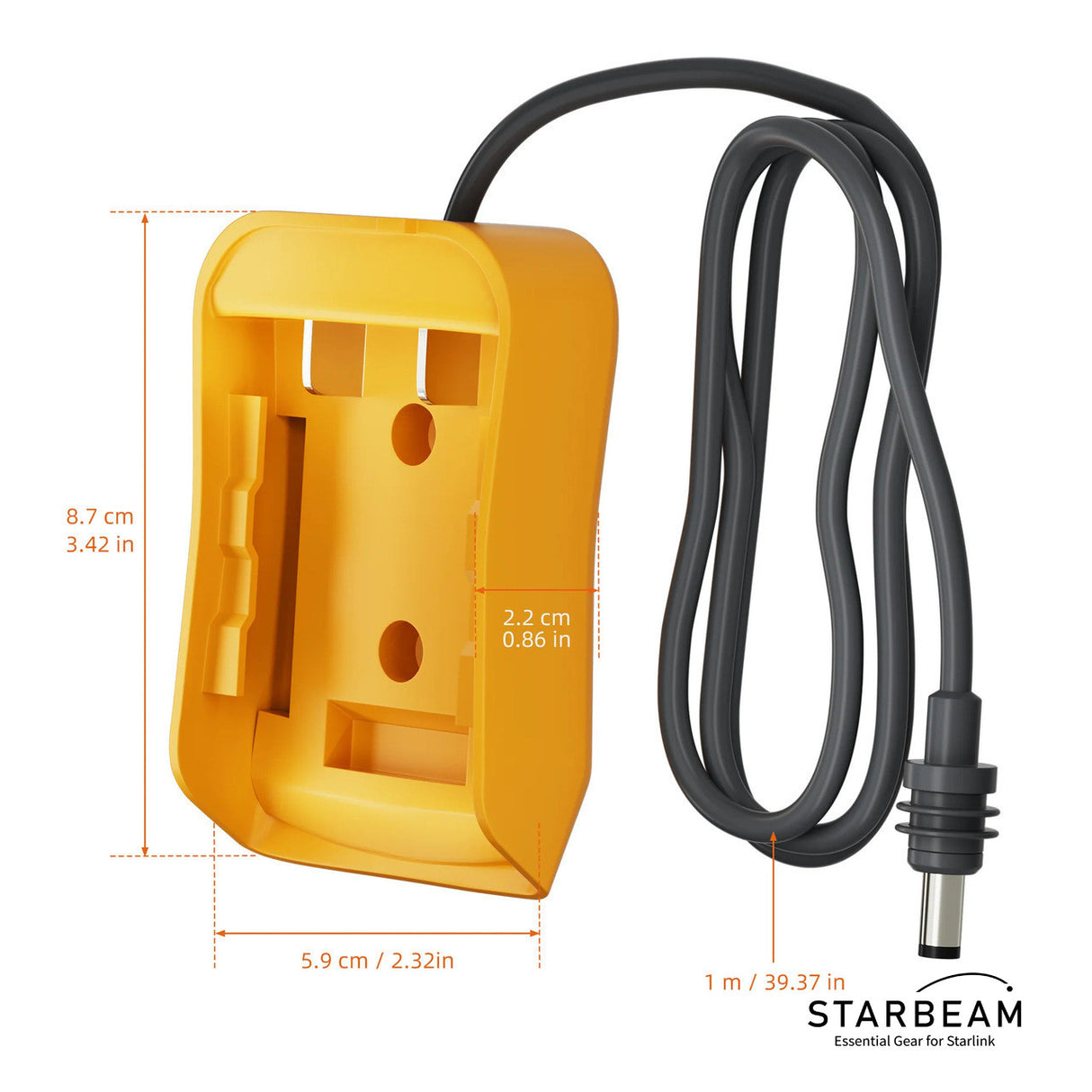 STARBEAM Starlink Mini Dewalt 18V Battery Adapter