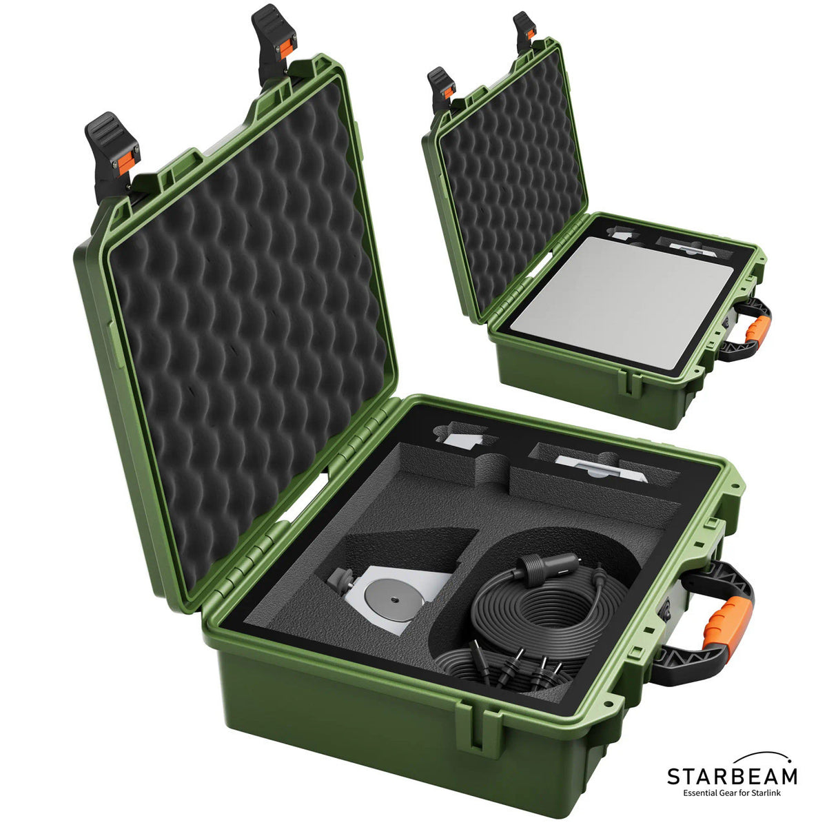 Starshield Case STARBEAM Starlink Mini Hard Protective Travel Case with Storage - Gree ...