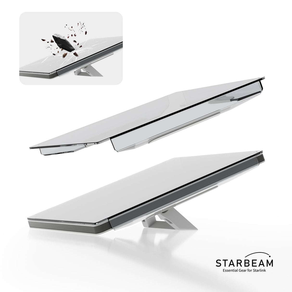 STARBEAM Starlink Mini Protective HDPE Hard Shell Cover - Transparent