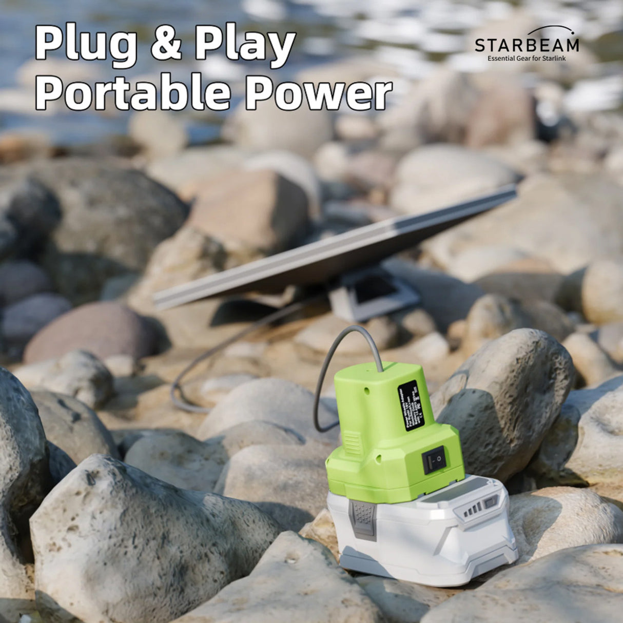 STARBEAM Starlink Mini Ryobi 18V Battery Adapter