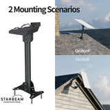 STARBEAM Starlink Gen 3 Standard Adjustable Metal Roof & Wall Mount