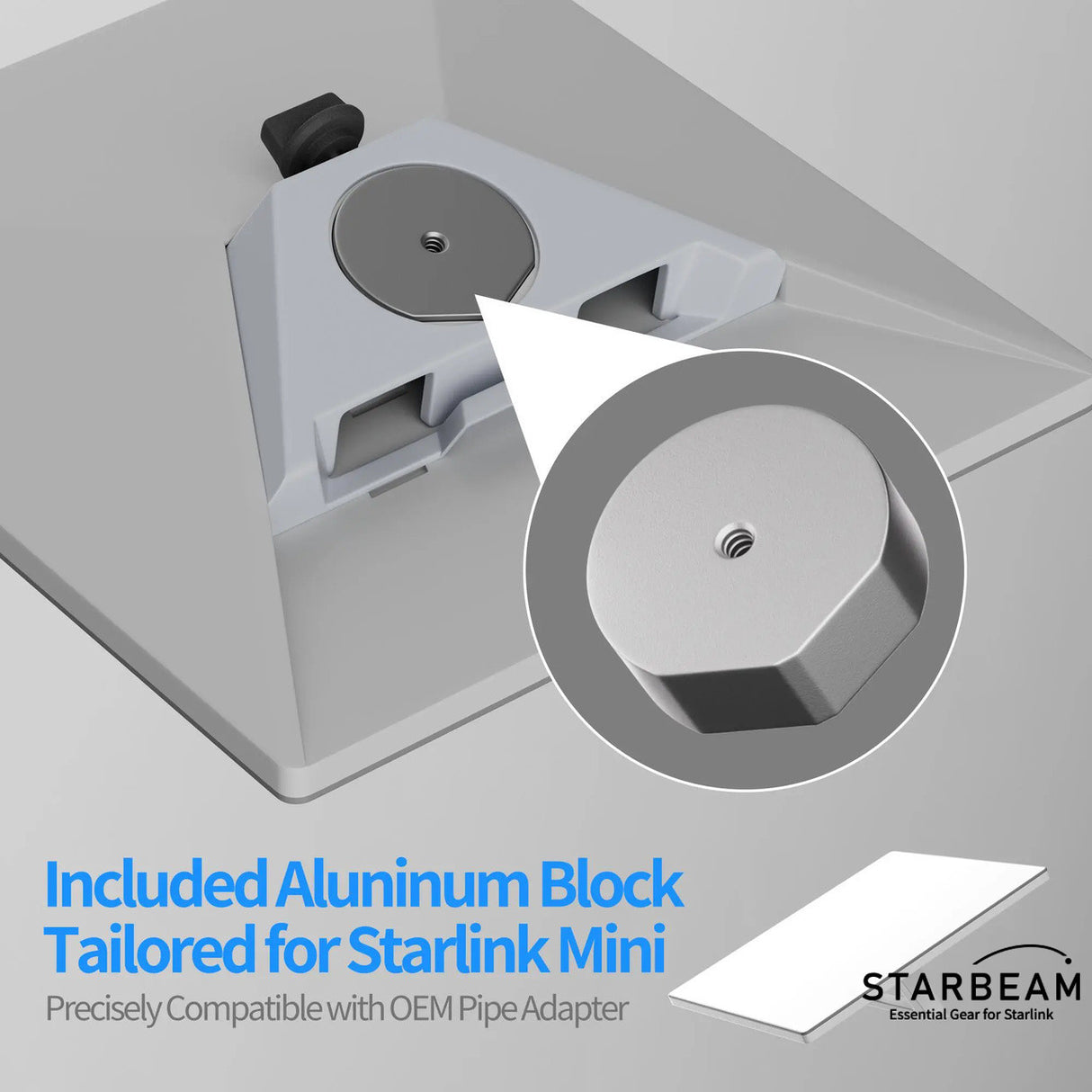 STARBEAM Starlink Mini 18cm Extendable Tripod with Adapter and Pegs