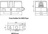Victron Energy Fuse holder for MIDI-fuse