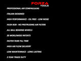 FORZA 900W 3LT OIL FREE COMPRESSOR
