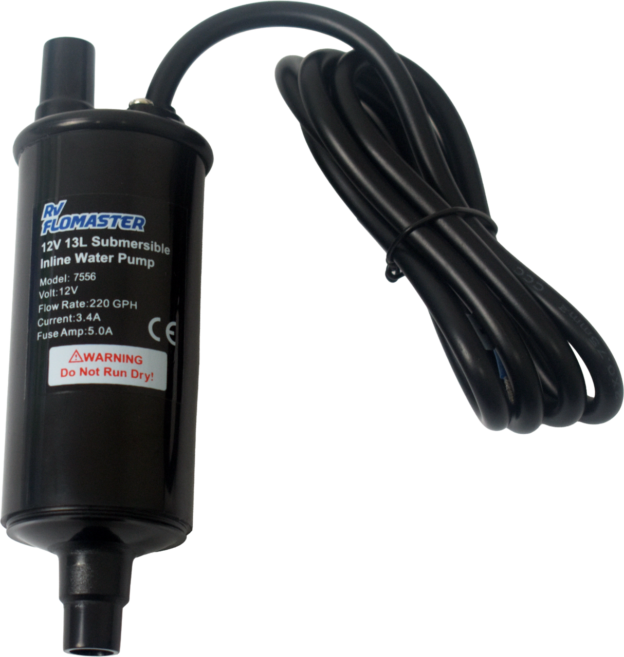 RV Flomaster 12V Submersible Inline Water Pump