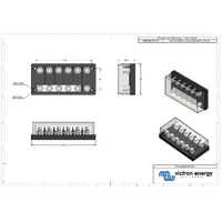 Victron Energy Fuse holder 6-way for MEGA-fuse