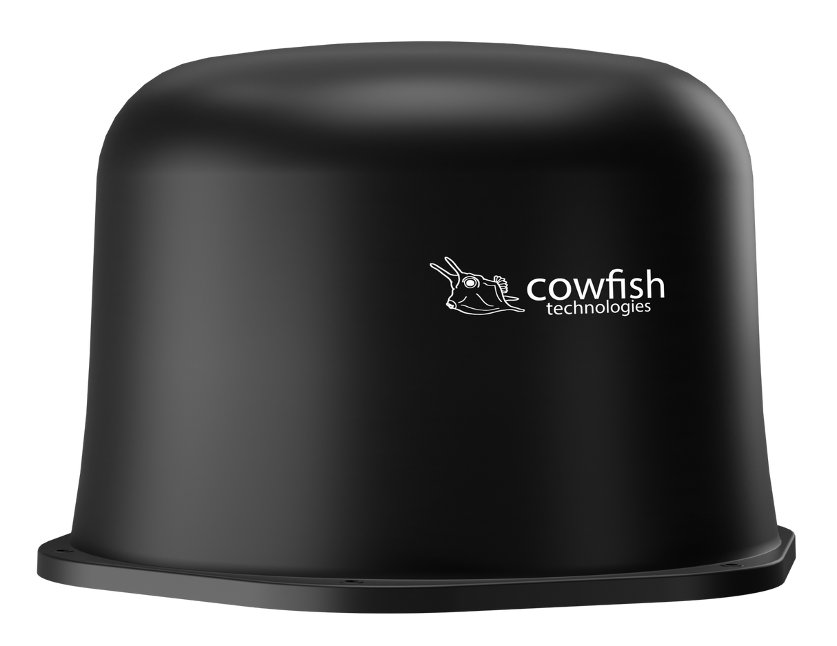 Cowfish VanTenna Premium Package- Bottom Connectors, Black