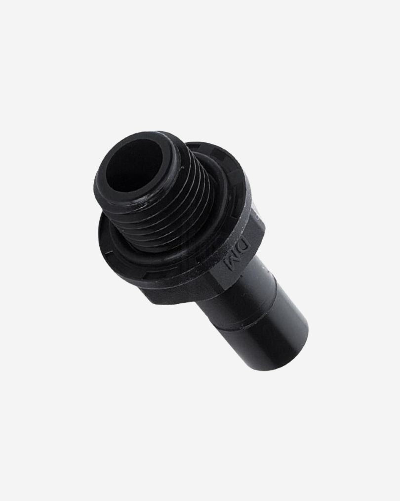 DM Stem Adaptor 12mm Stem x 1/2″ BSPM Thread