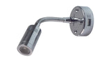 Reading Light w/ nightlight Goose neck Chrome
