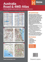 HEMA Map Australia Road and 4WD Easy Read Atlas : Edition 13