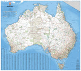Hema Australia Supermap - 1350x1180 - Laminate paper in a tube