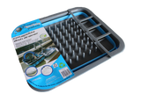 Collapsible Silicone Blue Dish Drainer