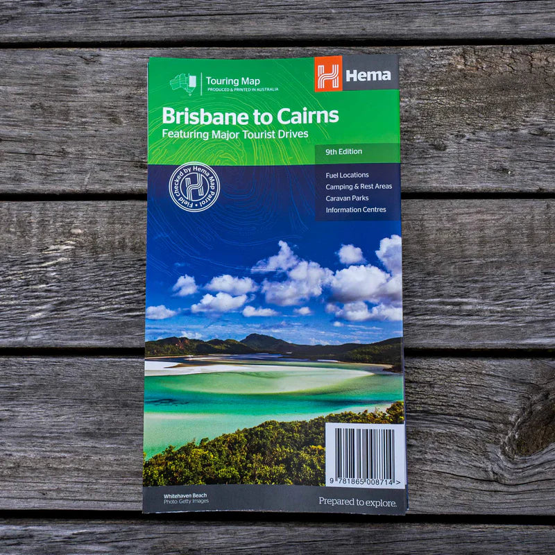 HEMA BRISBANE TO CAIRNS MAP