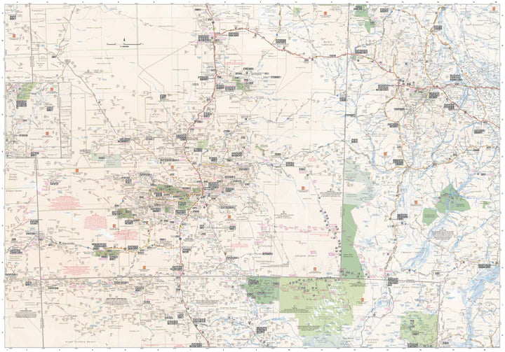 HEMA Central Australia Map