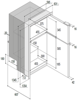 Vitrifrigo 230L Upright Fridge DP2600i