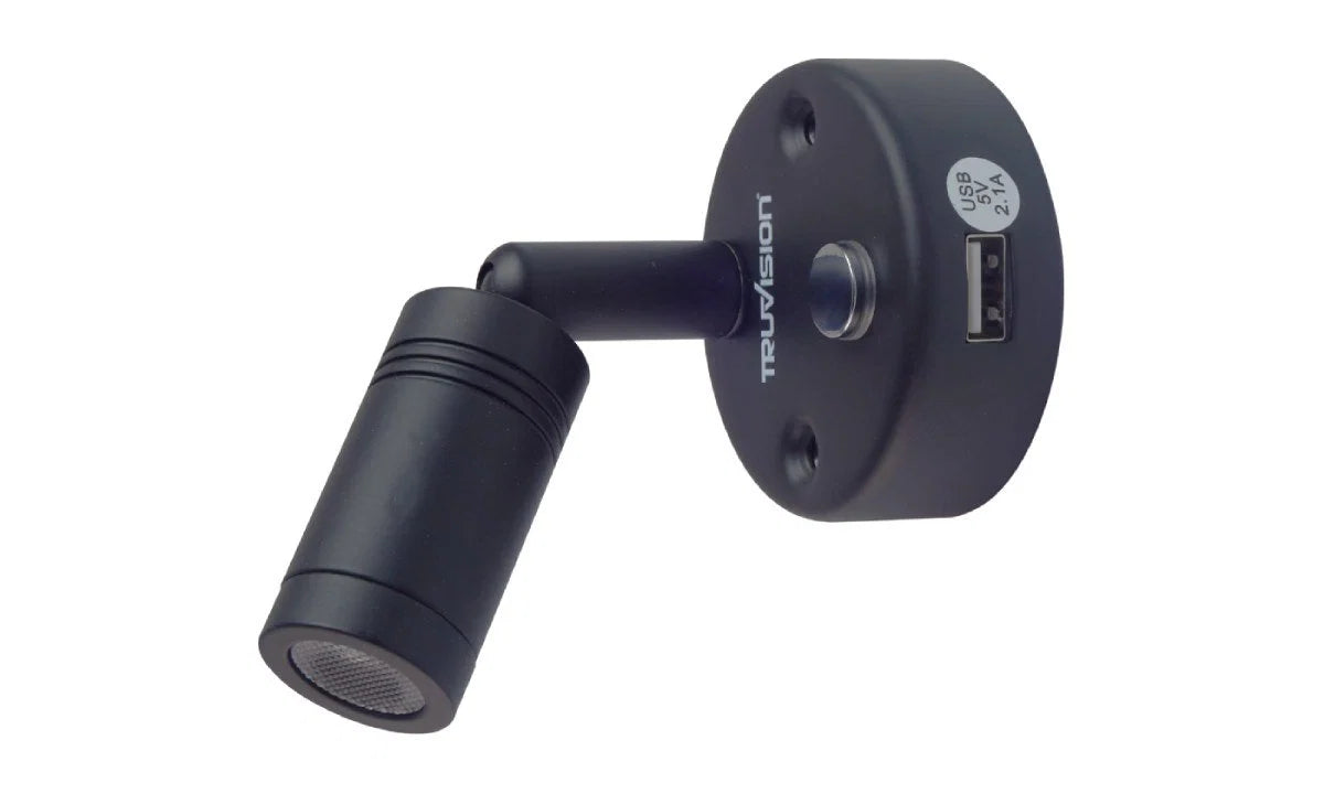 Reading Light w/ nightlight Black