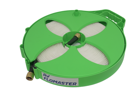 RV Flomaster 15m Flat Hose Reel with Hose