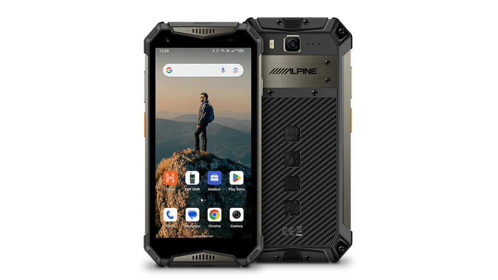 HX-Z6 ALPINE 5.6 INCH UHF DMR SMARTPHONE NAVIGATOR INCLUDING HEMA NAV