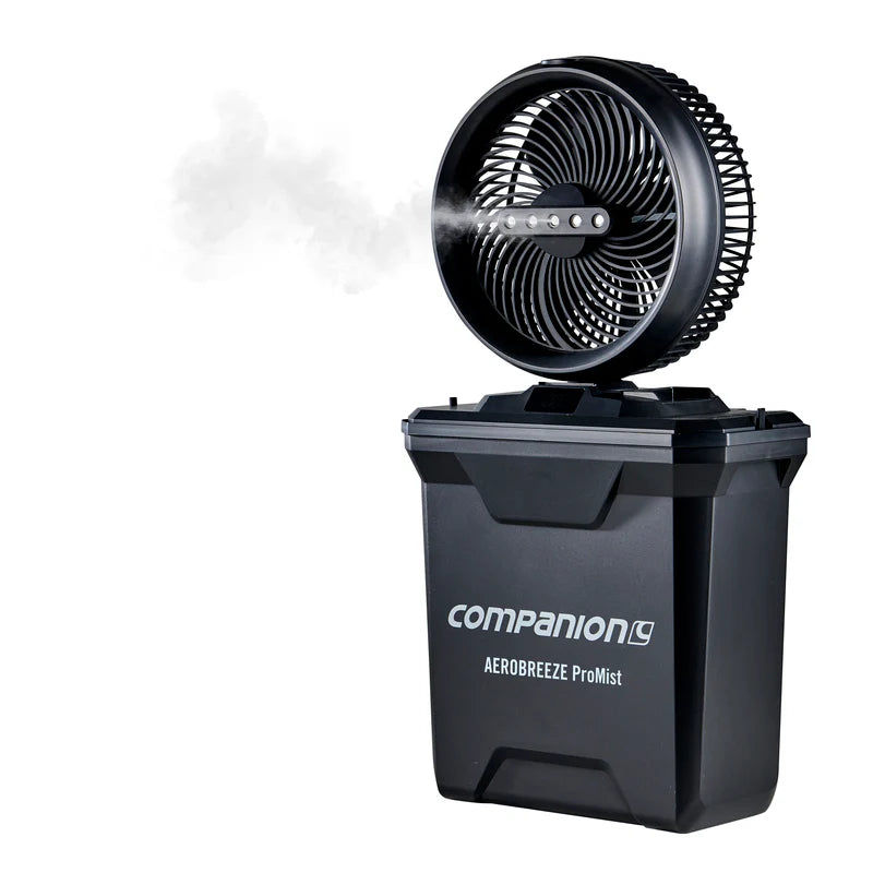Companion Aerobreeze ProMist 25cm Oscillating Misting Fan