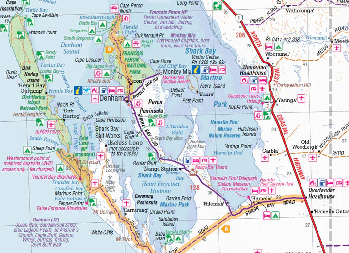 HEMA - Mid West Western Australia Map