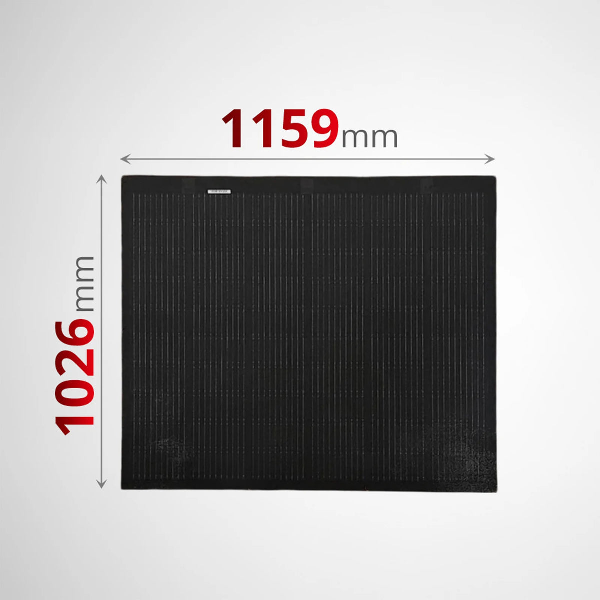 Sunman 200W eArc Black Square Flexible Solar Panel