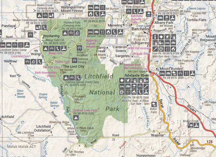HEMA Maps -Top End and Gulf Map