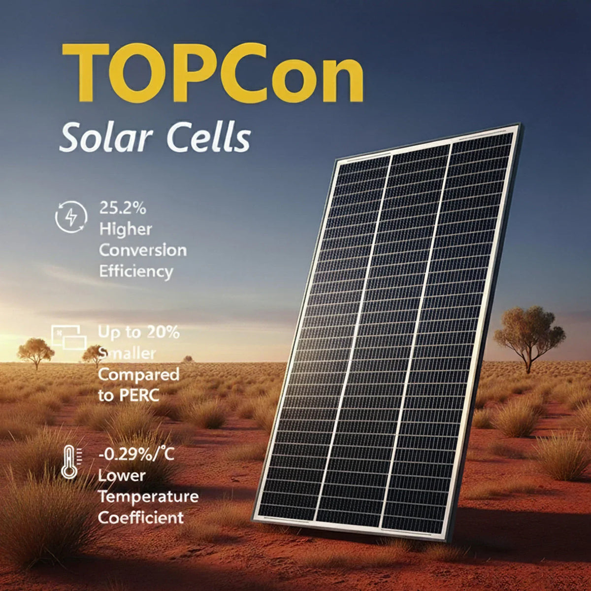 Exotronic 250W Fusion Fixed Solar Panel | Shade Resistant